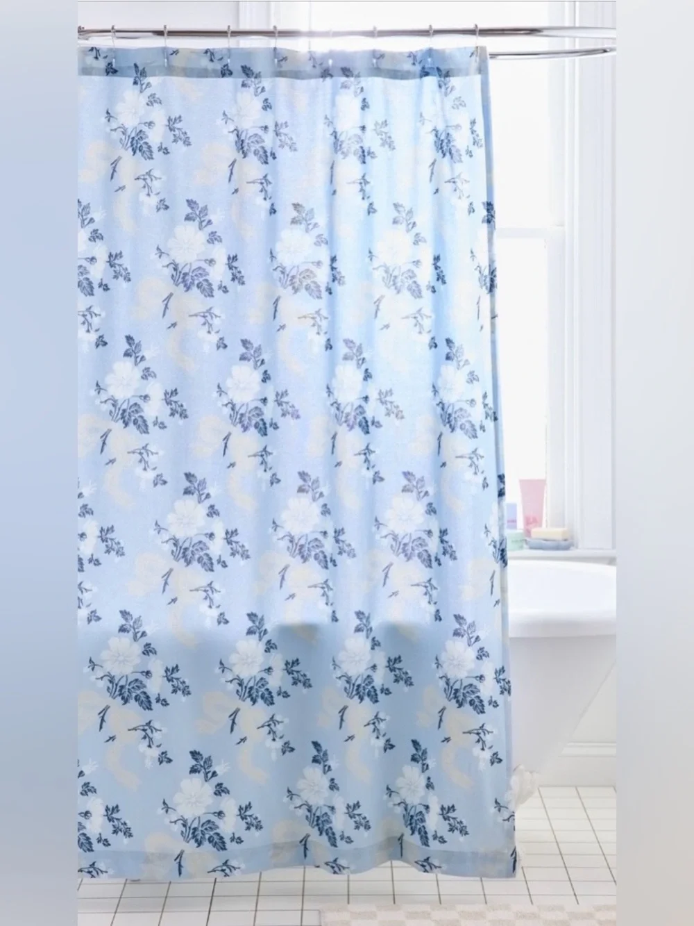Urban Outfitters Juliette Bows Shower Curtain